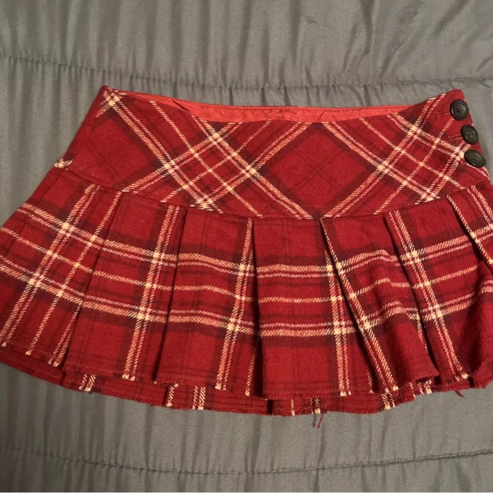 Vintage Abercrombie & Fitch plaid skirt